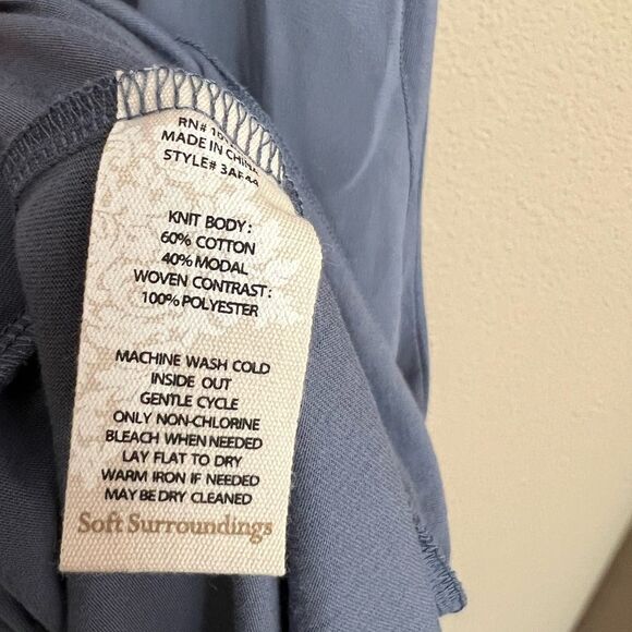 Soft Surroundings Amalfi Layered Midi Dress - Picture 7 of 10